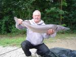 Stuart Jay with his 21lbs 4oz Sturgeon from France 2007
